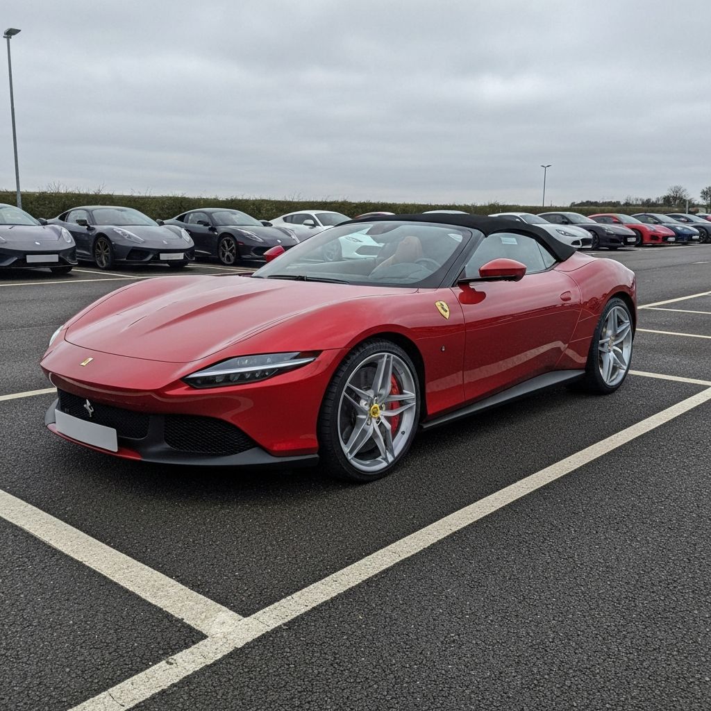 Ferrari Roma Spider hire
