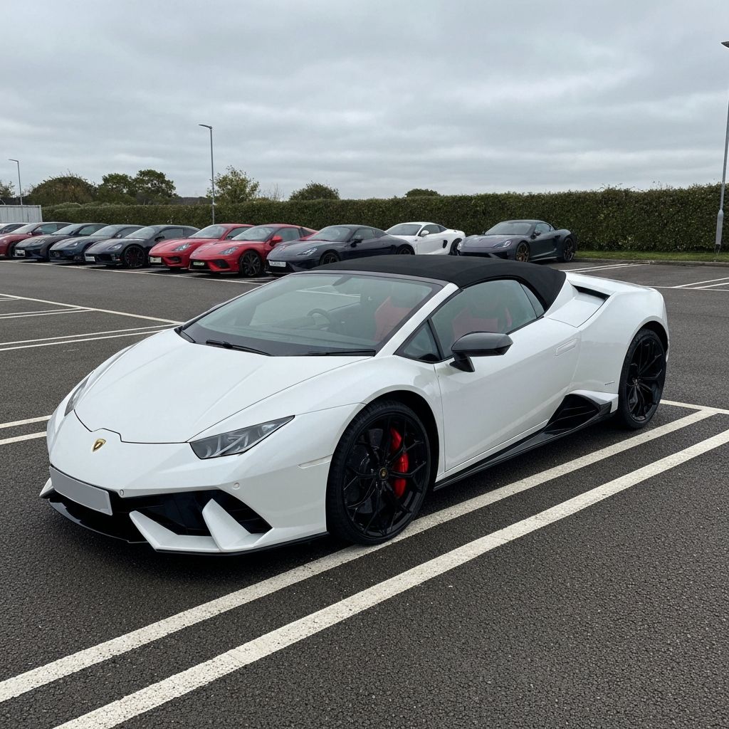 Lamborghini Huracan Spyder hire